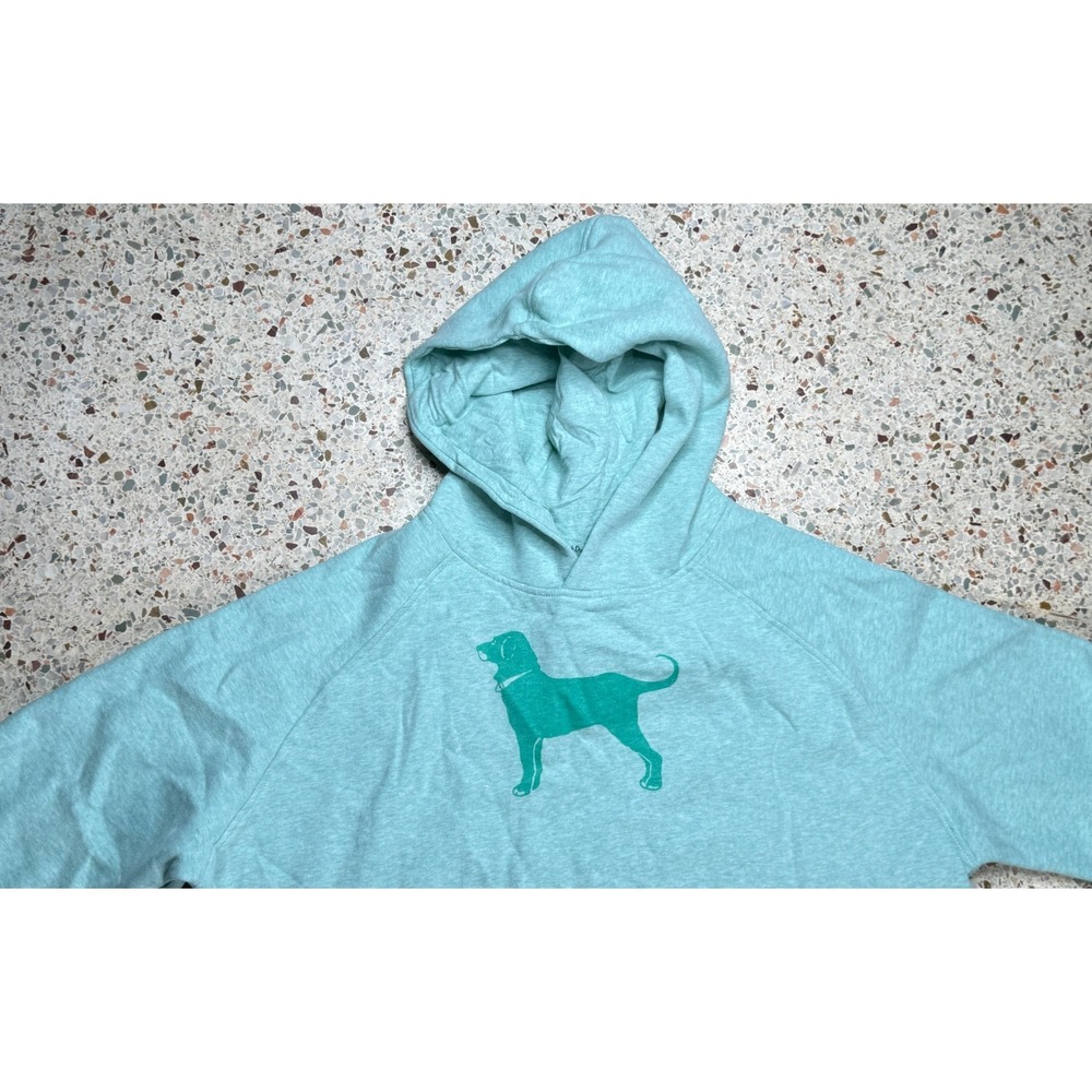The Black Dog Women's Long Sleeve Blue Camp Hoodie Dress Size L/XL - Picture 2 of 9